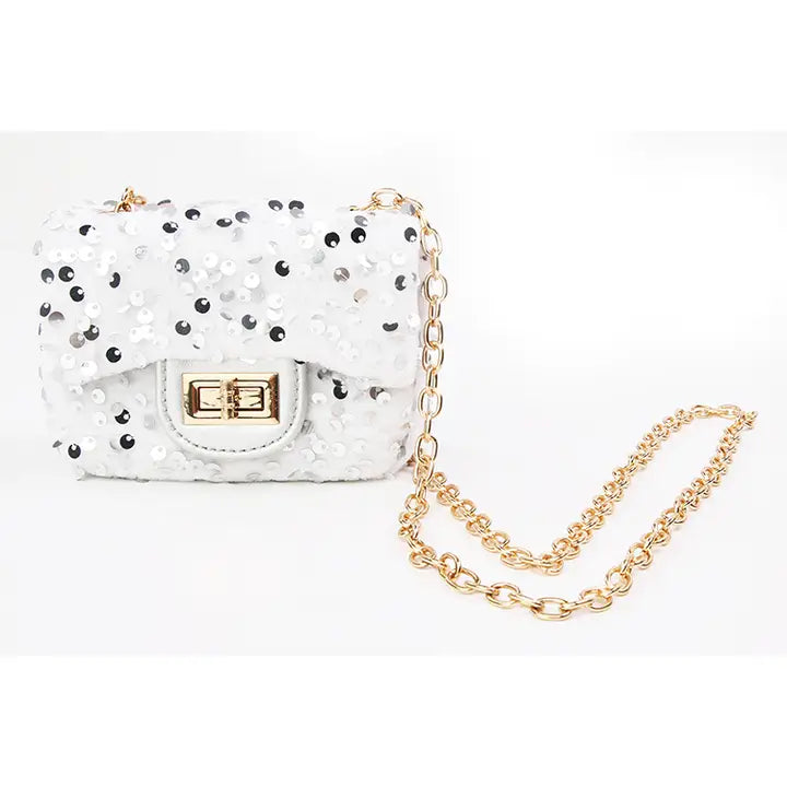 Sequin Purse - Silver