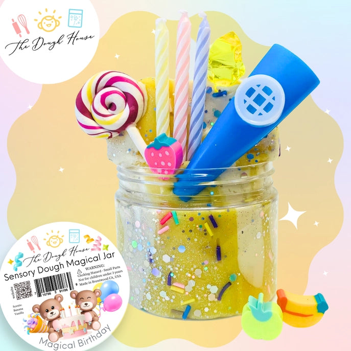 Fun Size Birthday Magical Dough Jars