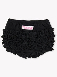 Black Knit Ruffle Butt