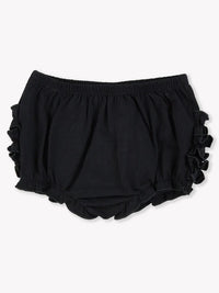 Black Knit Ruffle Butt