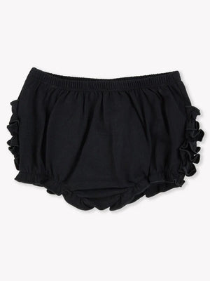 Black Knit Ruffle Butt