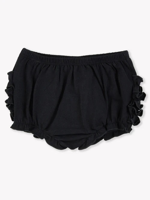 Black Knit Ruffle Butt