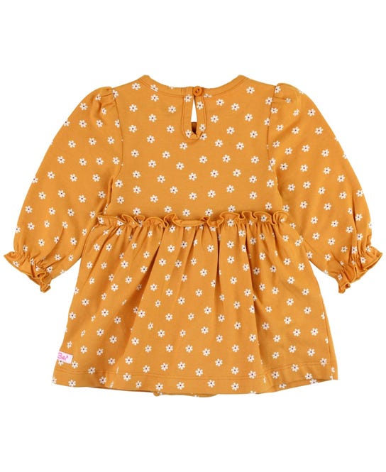 Honey Buds Knit Long Sleeve Skirted Romper