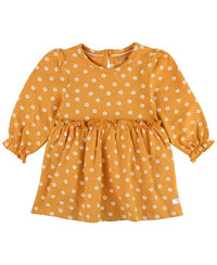 Honey Buds Knit Long Sleeve Skirted Romper