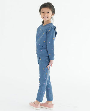 Lots of Love | Knit Flutter Jogger Set