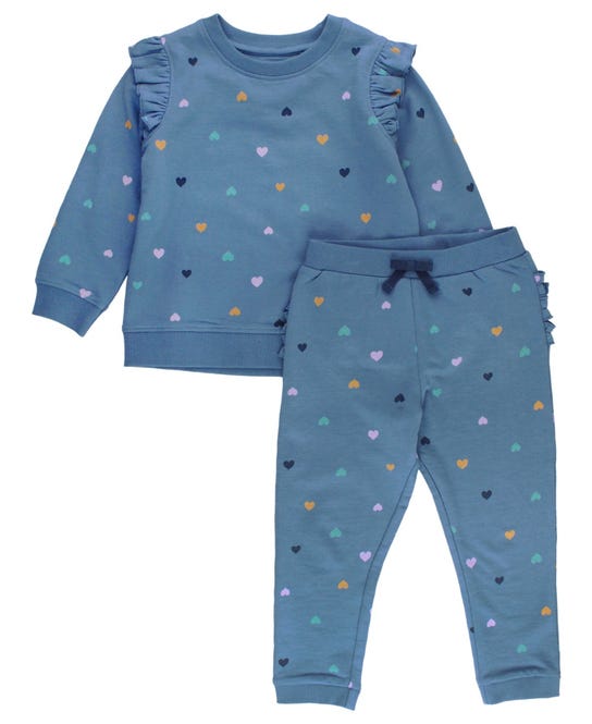 Lots of Love | Knit Flutter Jogger Set
