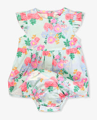 Charming Meadow Skirted Romper