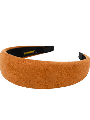 Suede Headband - Brown