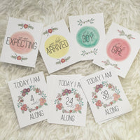 Pregnancy Journal BUMP to BABY Floral Wreath