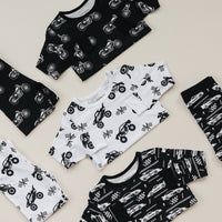 Bamboo Two Piece Set - Race Cars