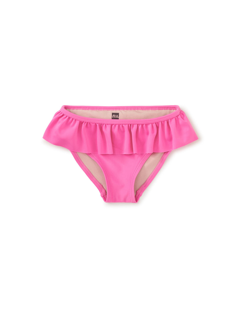 Ruffled Bikini Bottoms - Tropical Pink