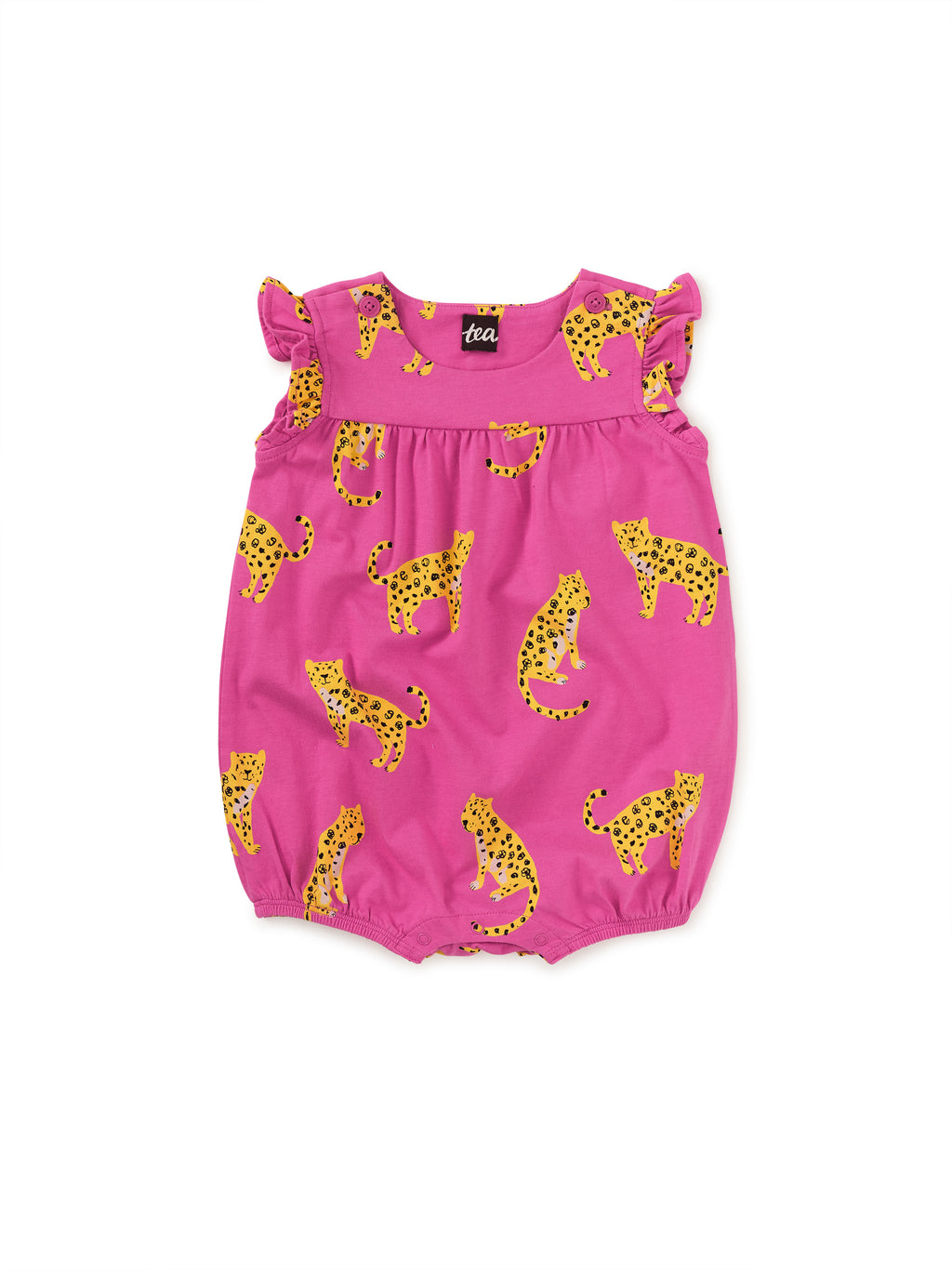 Flutter Baby Romper - Sweet Jaguars