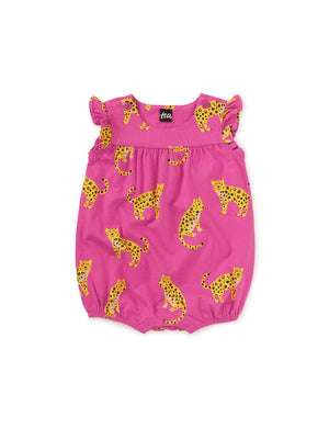 Flutter Baby Romper - Sweet Jaguars