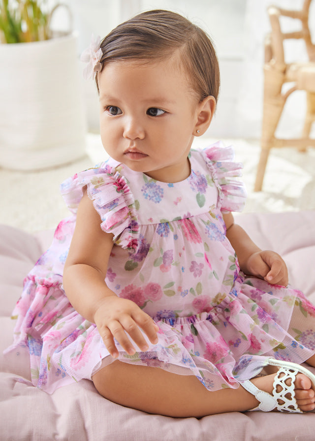Tulle Lullaby Rose Dress & Bloomers