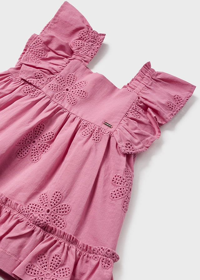 Hibiscus Embroidered Sun Dress