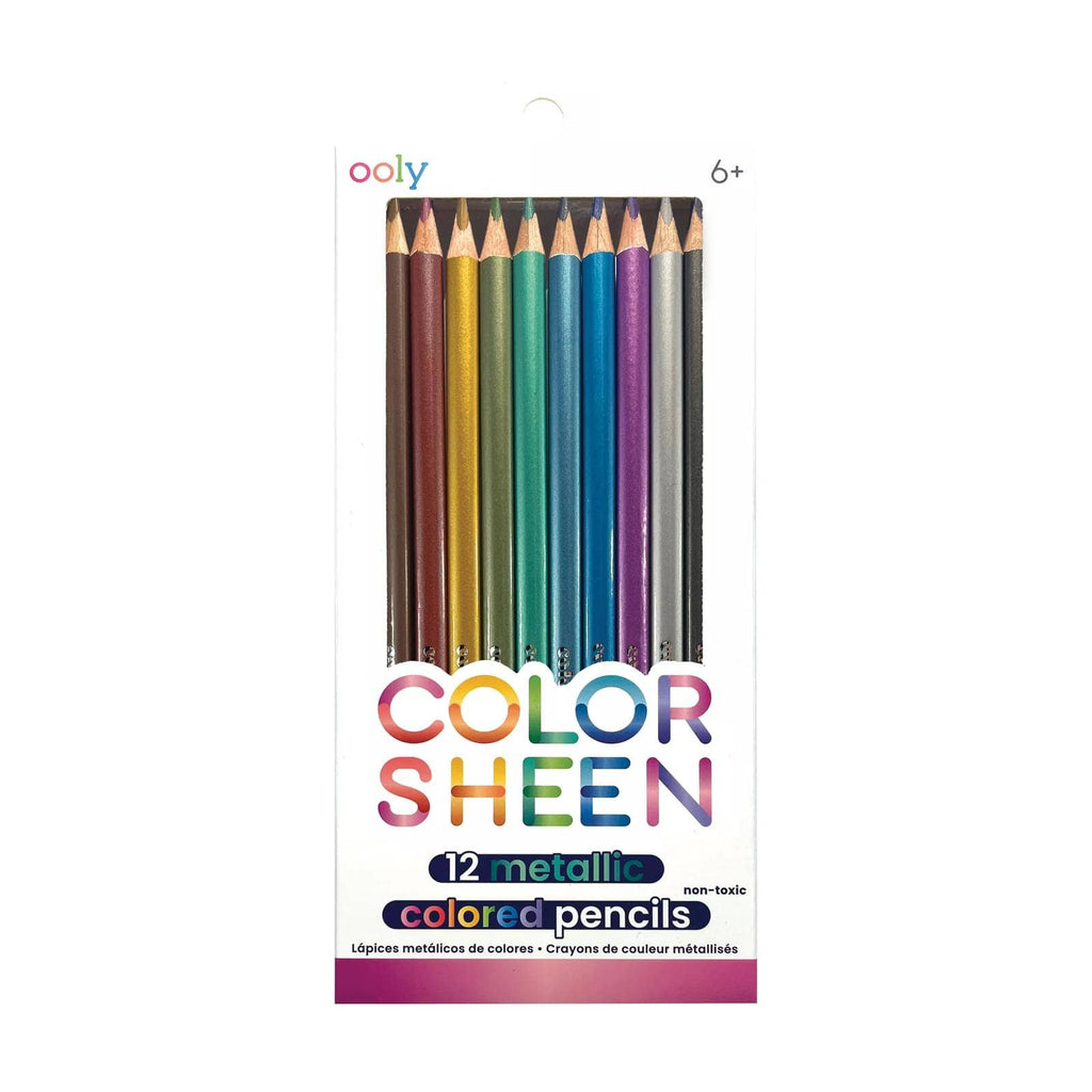 Color Sheen Metallic Colored Pencils - Set of 12