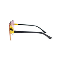 Pink Frameless Heart Sunglasses