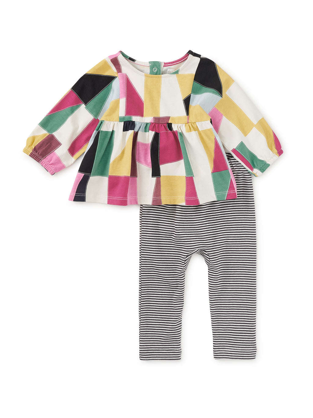 Boho Top & Pants Baby Set - Pojaji Patchwork