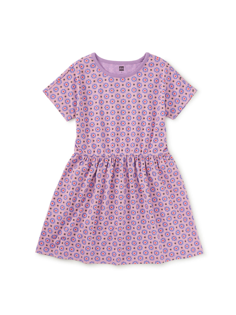 Short Sleeve Twirl Dress - Koren Tiles