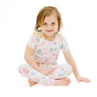 Easter Bunnies S/S Loungewear Set - Pink