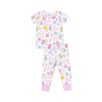 Easter Bunnies S/S Loungewear Set - Pink