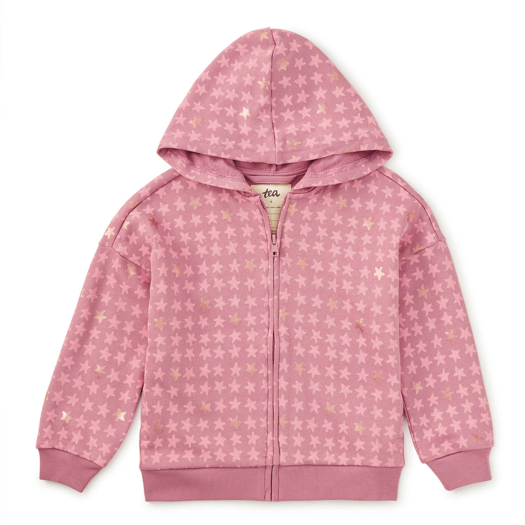 Easy Fit Hoodie - Metallic Stars