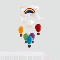 Hot Air Balloon - Felt Baby Mobile