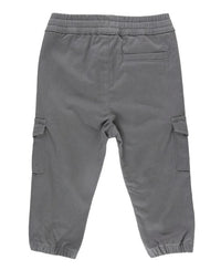 Slim Cargo Joggers - Smoke