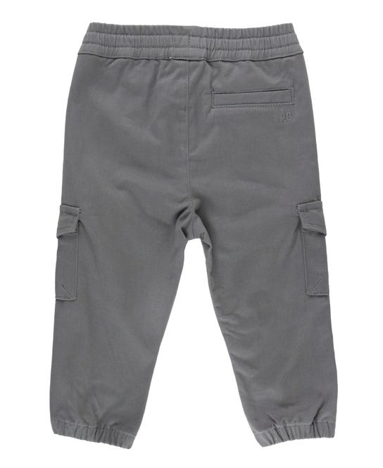 Slim Cargo Joggers | Smoke