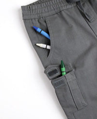 Slim Cargo Joggers - Smoke