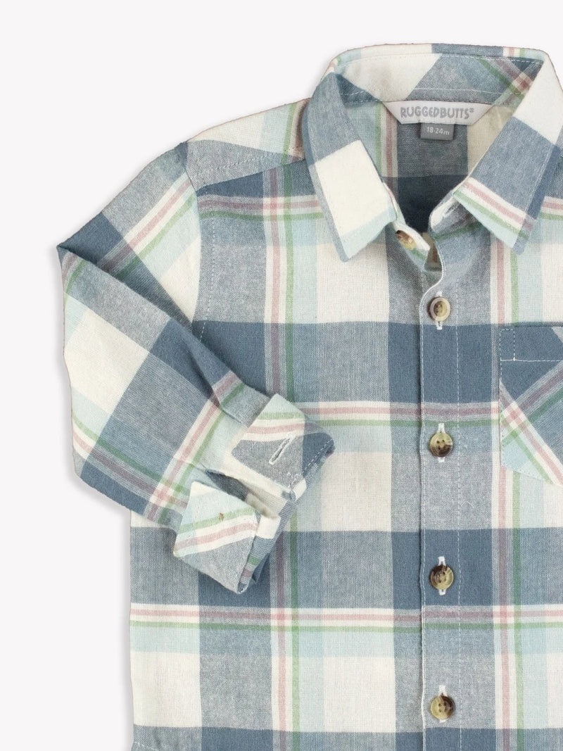 Alpine Plaid Flannel - Long Sleeve Button Down Shirt