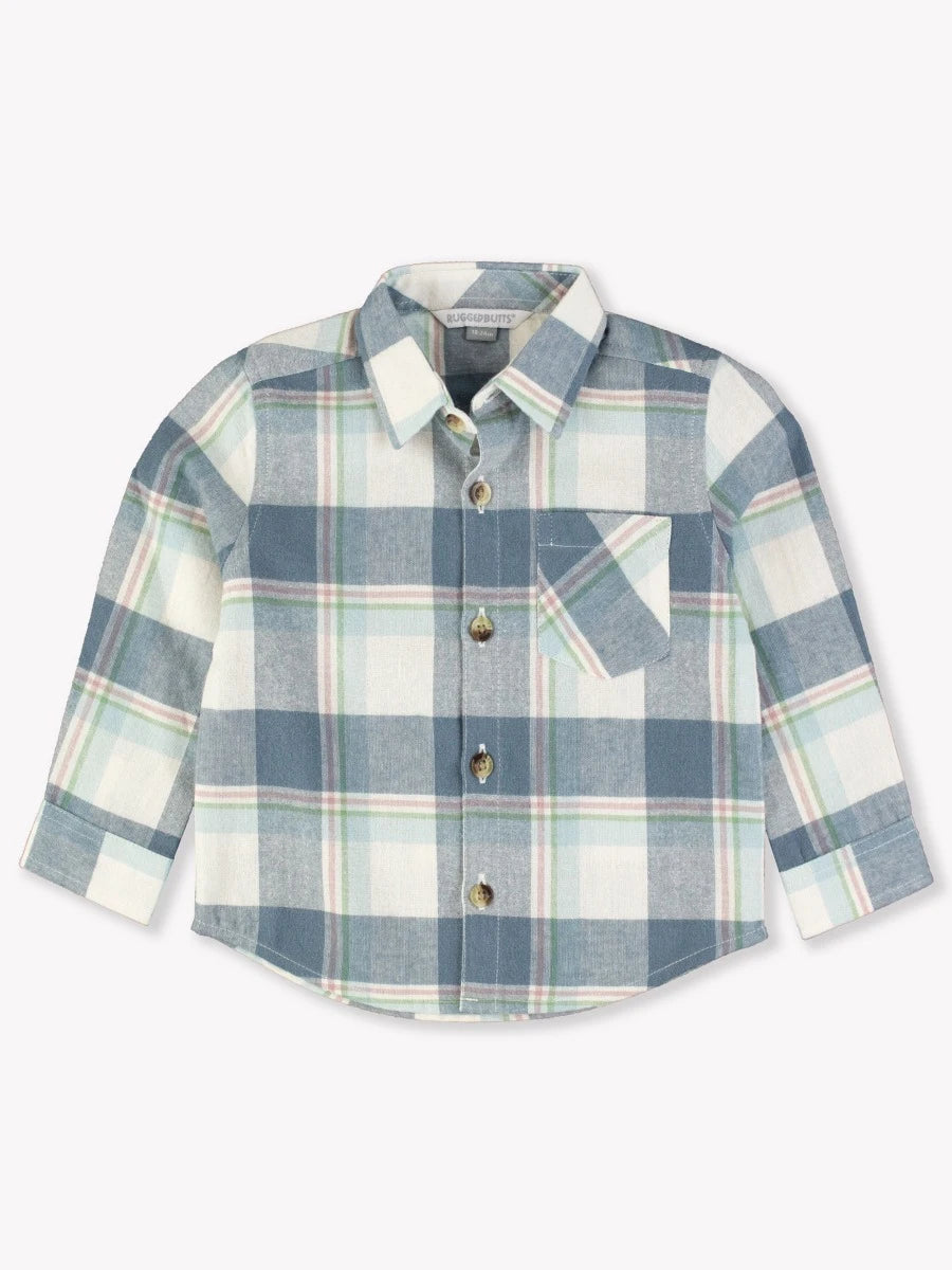 Alpine Plaid Flannel - Long Sleeve Button Down Shirt