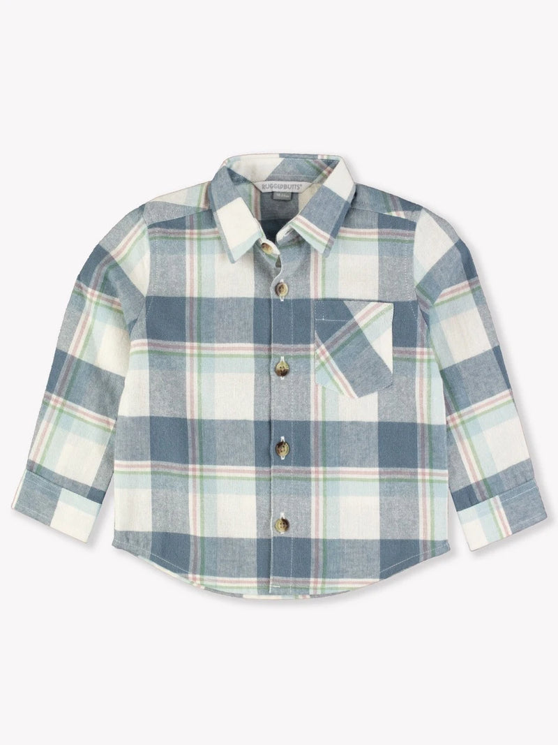 Alpine Plaid Flannel - Long Sleeve Button Down Shirt