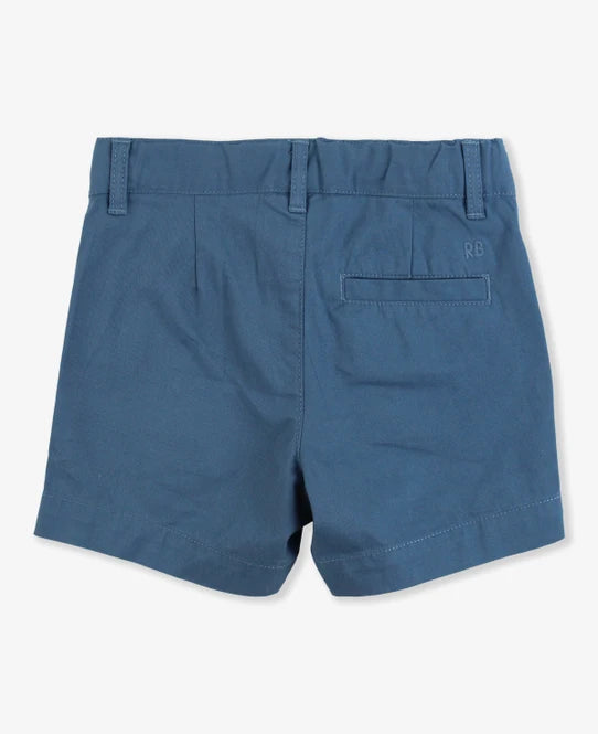 Indigo Blue Stretch Chino Shorts
