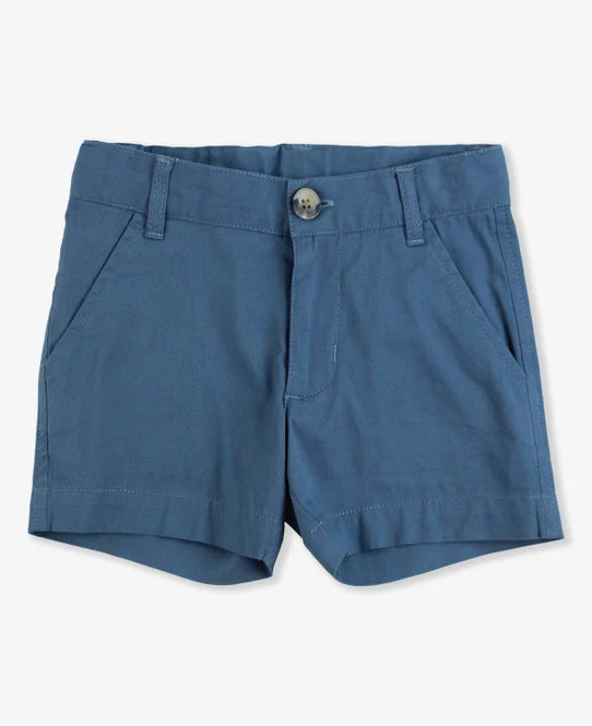 Indigo Blue Stretch Chino Shorts