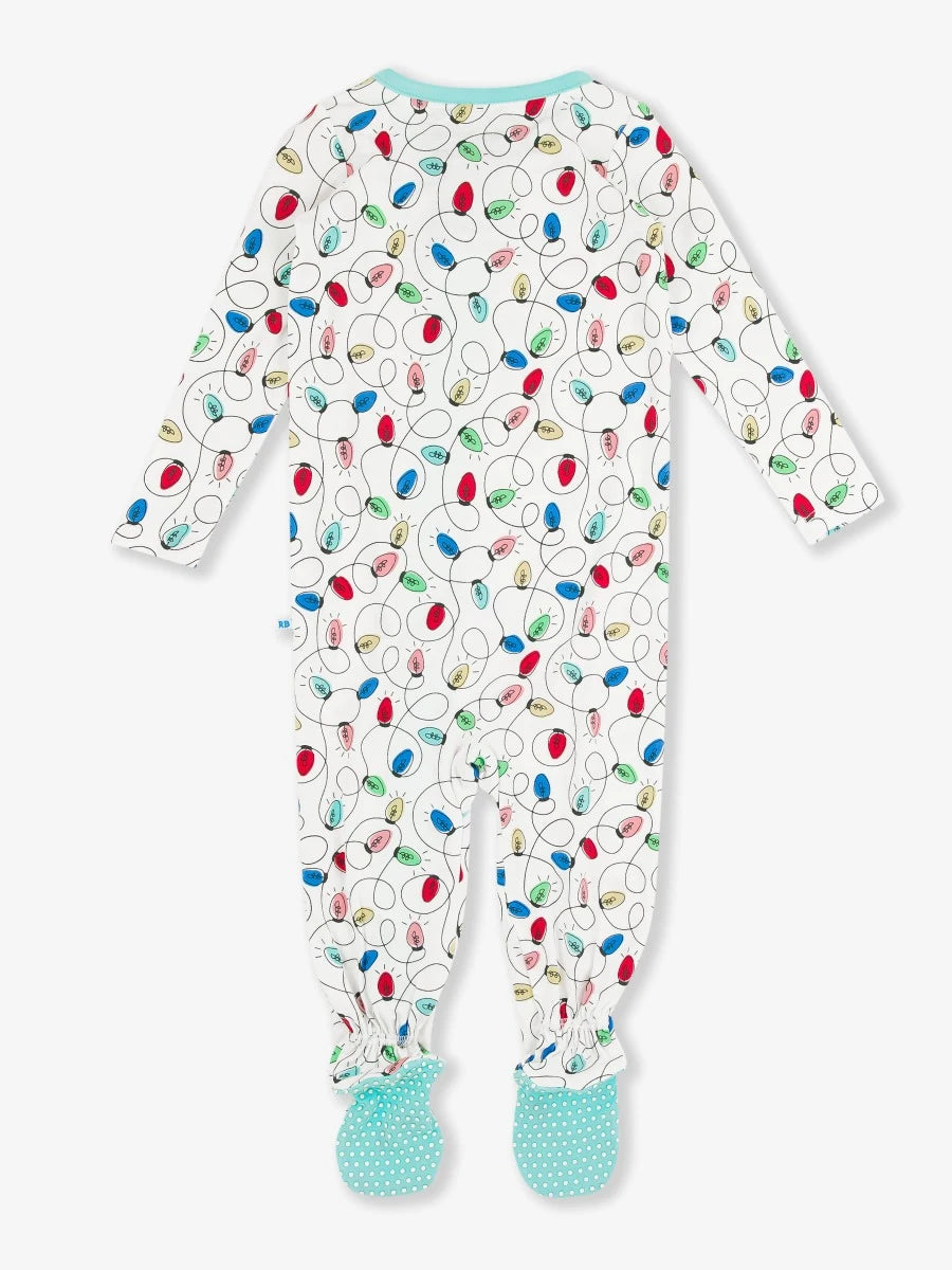 Holiday Lights - One Piece Footie Pajamas