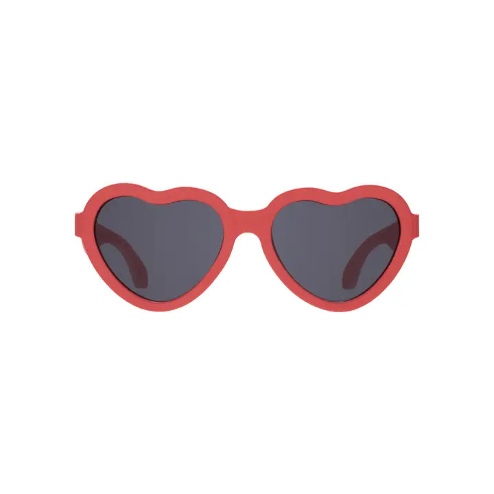 Hearts Sunglasses - Candy Apple Red