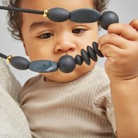 Charcoal Signature Teething Necklace - 32"