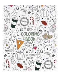 Fall & Holiday Coloring Book