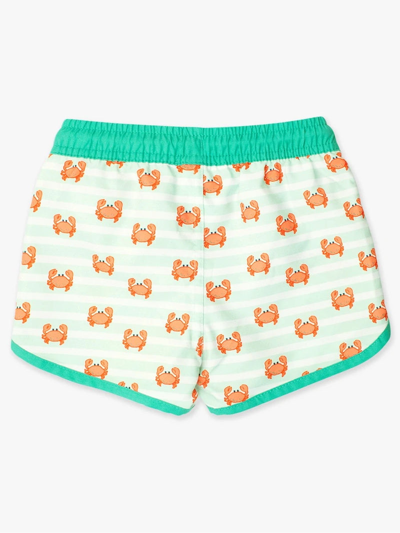 Crabby Cove - Dolphin Hem Swim Trunks