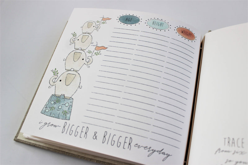 Mountains Boy Baby Memory Book