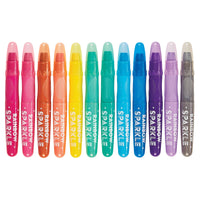 Rainbow Sparkle - Watercolor Gel Crayons (Set of 12)