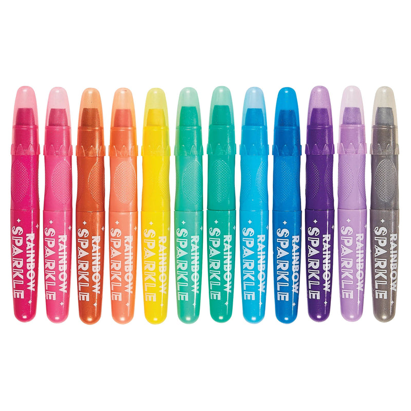 Rainbow Sparkle - Watercolor Gel Crayons (Set of 12)