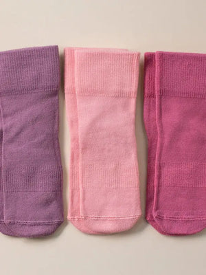 Cami - Non-Slip Baby Socks in Purple & Pink Colors