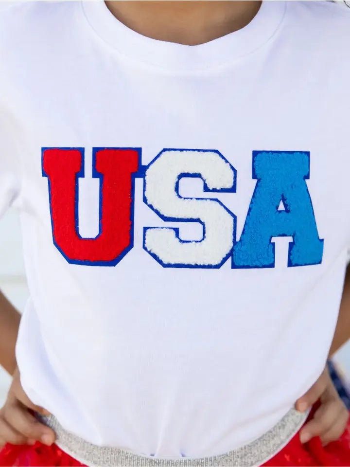 USA Patch Short Sleeve T-Shirt