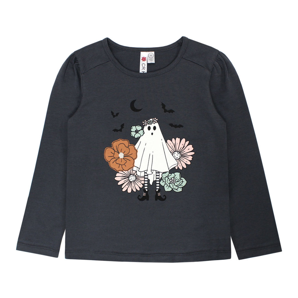 Floral Ghost L/S Shirt and Leggings Set