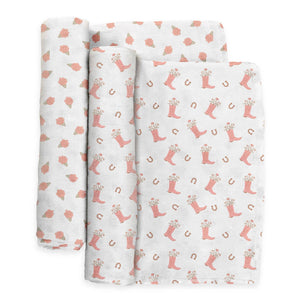 Swaddle Blanket Set Bloomin' Boot