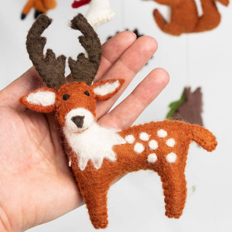 Forest Creatures - Felt Baby Mobile