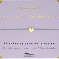 Birthday Celebration Bracelet - Gold - Some Birthday Love