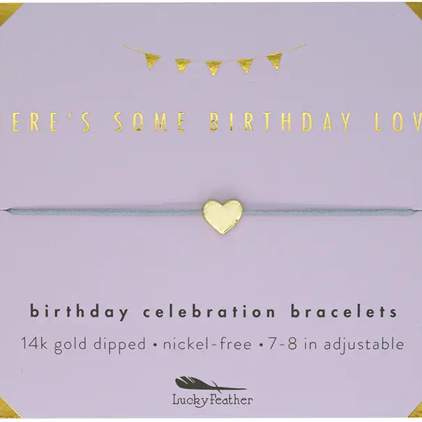 Birthday Celebration Bracelet - Gold - Some Birthday Love